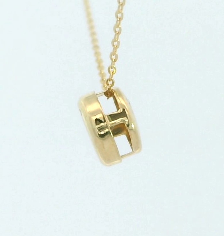 COLGANTE CHATON ESTAMPACION  4.5MM.BRILLANTE H-SI 1. 0.03 CT