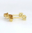PENDIENTES GARRA FUNDICION 4MM.BRILLANTES H-SI 1.  0.20 CT TW