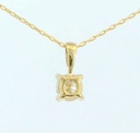 COLGANTE GARRA FUNDICION  3MM.BRILLANTE H-SI 1.  0.12CT
