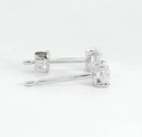 PENDIENTES GARRA FUNDICION 4MM.BRILLANTES H-SI 1.  0.18 CT TW