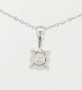 COLGANTE GARRA FUNDICION  3MM.BRILLANTE H-SI 1.  0.05CT