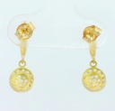 PENDIENTES LARGOS CUAJO DE CIRCONITAS.18MM.PRESION