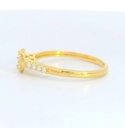 SORTIJA  BRILLANTES DI 10RD 0.06 CT 8 RD SI H 0.08 CT TW