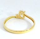 SORTIJA CIRCONITA OVAL 6x4MM.9 KILATES