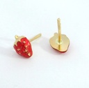 PENDIENTES FRESA ESMALTE 7MM TORNILLO