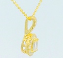 COLGANTE REDONDO BRILLANTES DI 2 BG SI H 0.045 DI 16 RD 0.05 CT TW