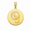 14MM ROUND VIRGIN MEDAL