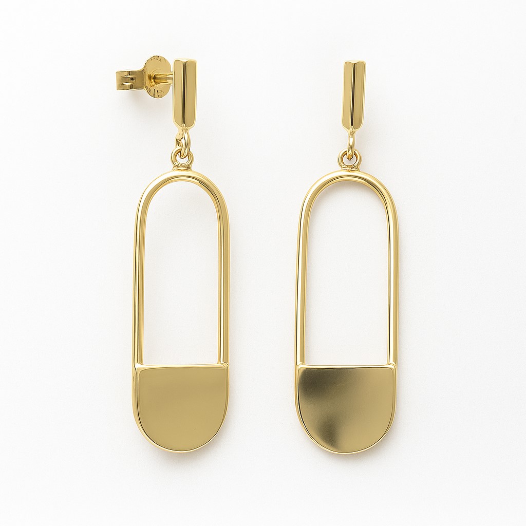 PENDIENTES LARGOS 30x10MM.