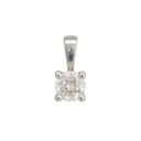 COLGANTE GARRA FUNDICION  4MM.BRILLANTE H-SI 1. 0.20 CT