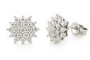 PENDIENTES CUAJO  DE 38 BRILANTES 0.125 CT TW H-SI
