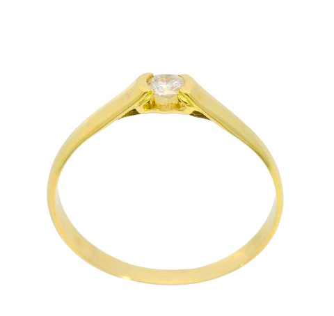 3MM DIAMOND SOLITAIRE RING.QUALITY VS.COLOR H.0.11 CT