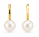 PENDIENTES PERLA .9 KILATES
