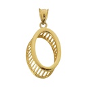 13MM OVAL PENDANT.