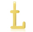 INITIAL "L" PENDANT.10MM.