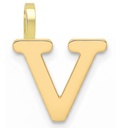 INITIAL "V" PENDANT.10MM.