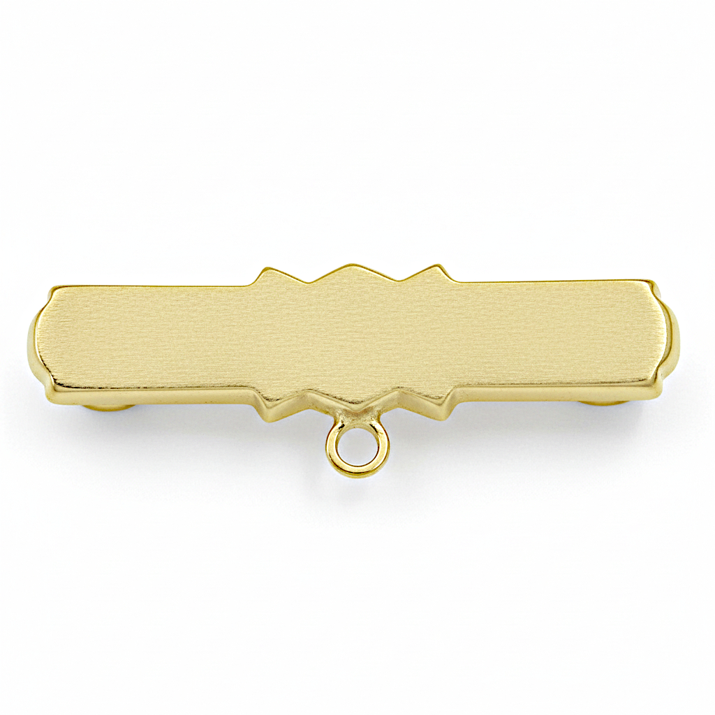 BROCHE BEBE  MATIZADO 30x9MM