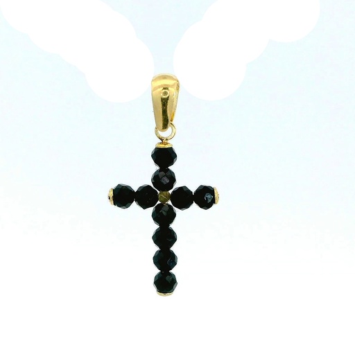 [00083S] CRUZ BOLAS ESPINEL DE  2.5MM. 15x10MM.