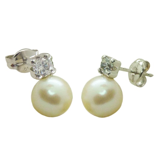[2321B] PEND.GARRA 3MM PERLA 7-7.5MM PRESION