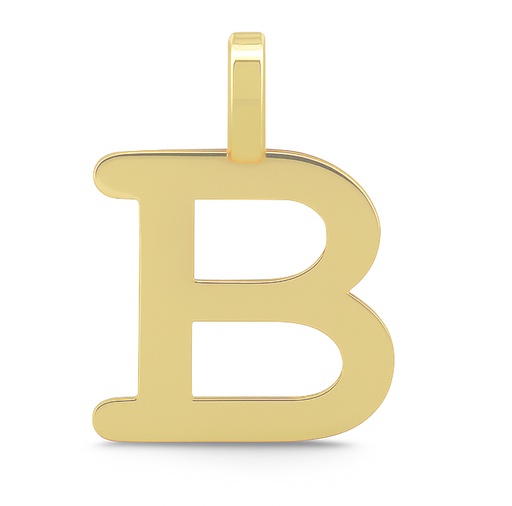 [5000B] INITIAL "B" PENDANT.10MM.
