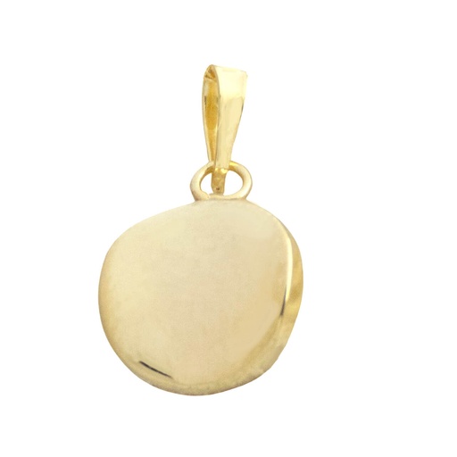 [4293/C] 13MM CONCAVE ROUND PENDANT.
