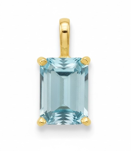 [3974/CA] COLGANTE SKYBLUE 7x5MM.