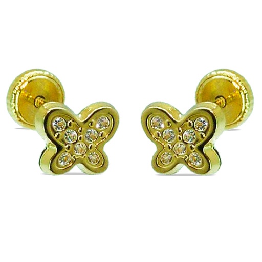 [3083] PENDIENTES MARIPOSA MICROENGASTE.6MM