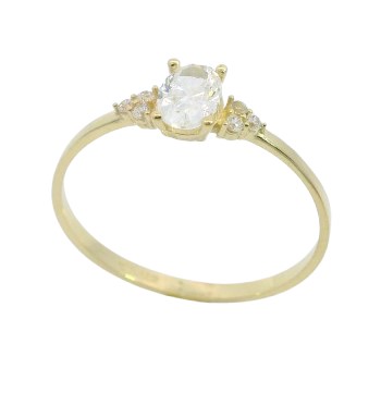 [5862] SOLITARIO 4 GARRAS 6X4 BRAZO 3  PIEDRAS